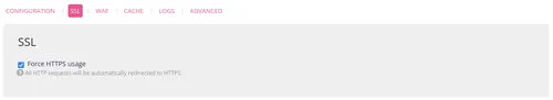 Forcing SSL/HTTPS