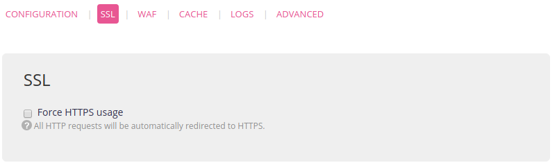 Redirect HTTP to HTTPS