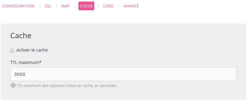 Mettre en place le cache HTTP